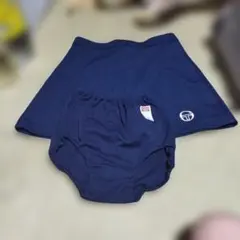 Sergio Tacchini テニススコート ネイビー　アンダスコートブルマ付のサムネイル