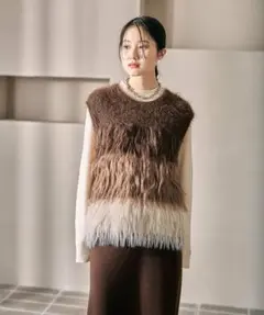 1/12までタイムセール☆新品 LEPSIM 5ゲージシャギーMIXベスト