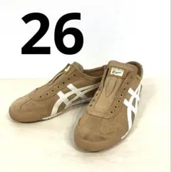 Onitsuka Tiger メキシコ66 スリッポン 茶 26