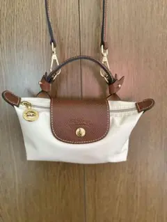 ル プリアージュ® オリジナルハンドル付きポーチ パピエ -リサイクルキャンバス