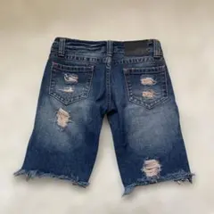 MATERIAL GIRL デニムショートパンツ ダメージ加工のサムネイル