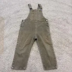 ZARA オーバーオール 2-3歳 オリーブグリーン