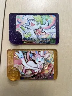 ポケモンフレンダ　ベストタッグ4弾　ニンフィア　 シェイミ