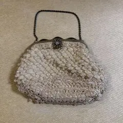 ビーズ装飾 パーティバッグ