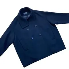 NOBLE スタンドカラーオーバーコート BLK