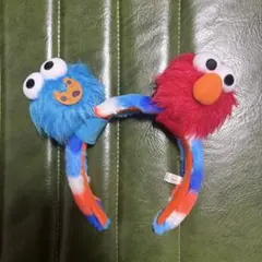 エルモとクッキーモンスター カチューシャ