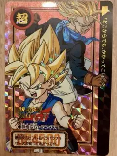 【両面キラ】DBカードダス スーパーバトル No.73 孫悟空＆トランクス