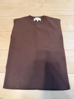 ROPÉ PICNIC ノースリーブトップス 38 ブラウン