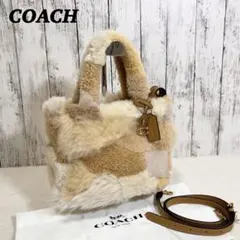 【未使用】完売品 COACH トート 22 パッチワーク 2way ハンドバッグ