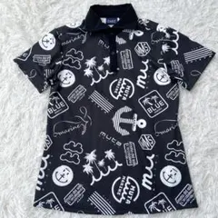 美品　MUTA MARINE 半袖　シャツ　ブラックのサムネイル