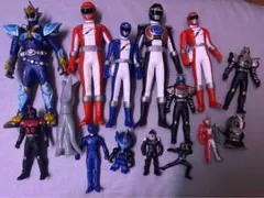 仮面ライダー 戦隊ヒーロー フィギュア まとめ売り 15体セット