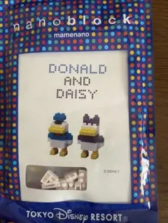 東京ディズニーリゾート　ナノブロック　ドナルド＆デイジー