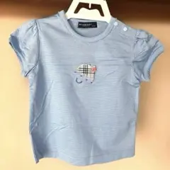 新品　BURBERRY LONDON傘刺繍 Tシャツ 80cm ブルー