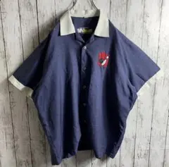 70s フロッキー ボーリングシャツ ブラック ビンテージ 50s 60s - メルカリ