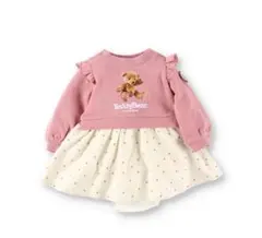 【ベビー/テディベア】ドッキング長袖カバーオール