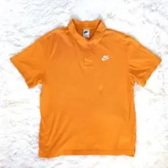 【NIKE】ナイキ オレンジ ポロシャツ XL