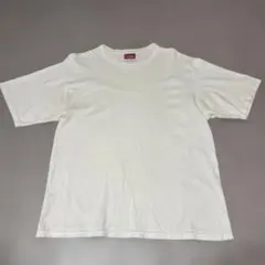 Champion チャンピオン 半袖Tシャツ無地ホワイト ワンポイント刺繍S 화이트