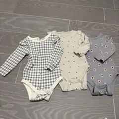 NEXT ベビー長袖ロンパース3点セット　3-6m