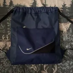 NIKE ナップサック 巾着 ネイビー 90sのサムネイル