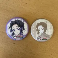 鬼滅の刃　明治村　トレーディングマット缶バッジ　胡蝶しのぶ