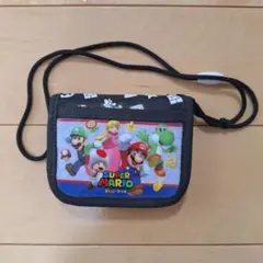 スーパーマリオ ネックストラップ付き 財布 キッズ