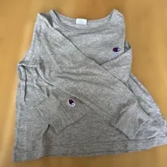 チャンピオン　Champion グレー 長袖Tシャツ 140