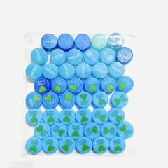 青系　ブルー　水色　ペットボトルキャップ