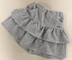 美品未使用　Bebe 150 ライトグレー フリル ハーフパンツ