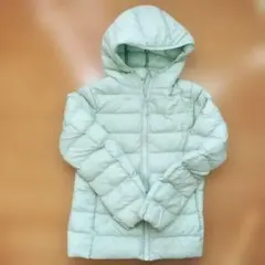 UNIQLOユニクロ　ライトウォームパデットパーカー150 ミントグリーン