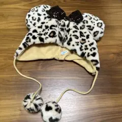 ◆ファンキャップ◆ミニー ヒョウ柄 ブラウン