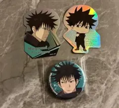 呪術廻戦 キャラカットステッカーガム 缶バッジコレクションガム 伏黒恵