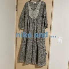 niko and ... 花柄マキシ丈ワンピース