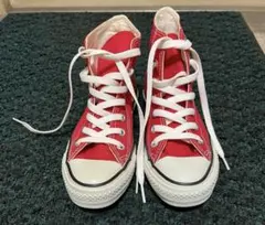 【CONVERSE 】ALL STAR HI赤色 スニーカー