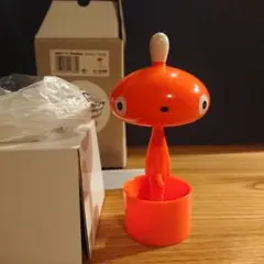 ALESSI アレッシィ Pisellino 綿棒ホルダー オレンジ