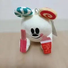 ディズニー　ハロゥイン　肩のせ　おばけ　キーチェーン　ストロベリー