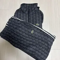 LACOSTE 黒 ジャージ n級 - メルカリ