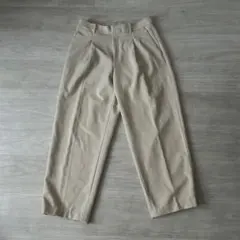 ユニクロ レディース M ヒートテックタックテーパードパンツ ナチュラル