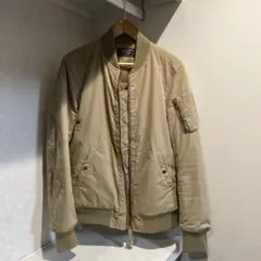 DOVETAIL MA-1スタイルジャケット ベージュ　アメカジ