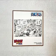 ワンピース アニメイト ジャンプフェア 23 特典 色紙
