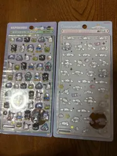 正規品 サンリオ ボンボンドロップシール はぴだんぶい シナモン 2枚セット