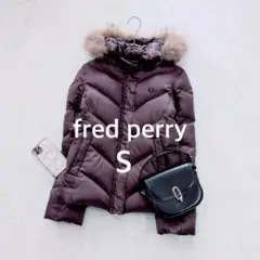 fred perry/ダウンジャケット/ダウン95%/フード取り外し可能