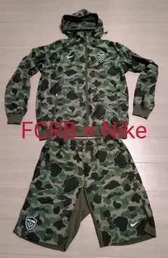FCRB Nikeコラボ セットアップ カモフラ柄