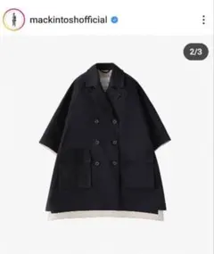 マッキントッシュGLENDEARG　ゴム引きポンチョコートのサムネイル