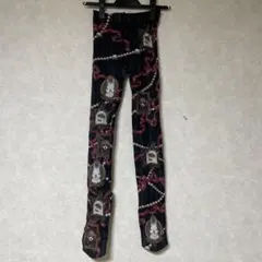 ウサギとクマのデザインタイツ