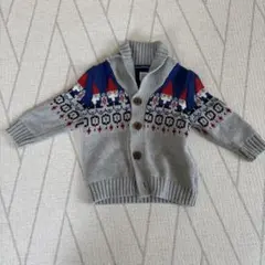 baby GAP ノルディック柄カーディガン 12-18ヶ月