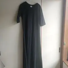 グリーンレーベルリラクシング　半袖ロングカットソーワンピース