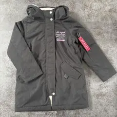 キッズ フード付き中綿コート 130