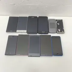 ジャンク スマホ まとめ 11台セット Android iPhone AQUOSのサムネイル