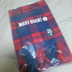 MARY QUANT マフラー ノベルティー チェック柄