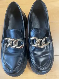 GRLチェーン厚底ローファー23.5cm